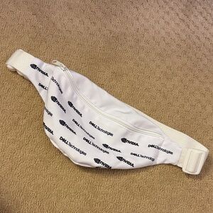 NVIDIA Dell White Logo Print Belt Bag